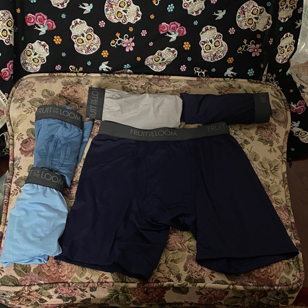 Fruit of the Loom Men’s Boxer Briefs – 5 Pack (New) size S